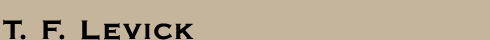 T.F.Levick